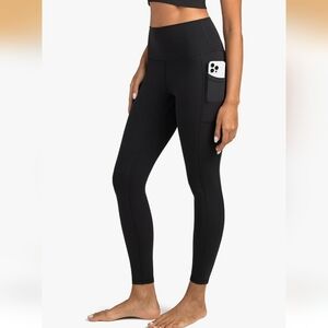 Colorfulkoala Black Leggings XS Pockets High Waisted